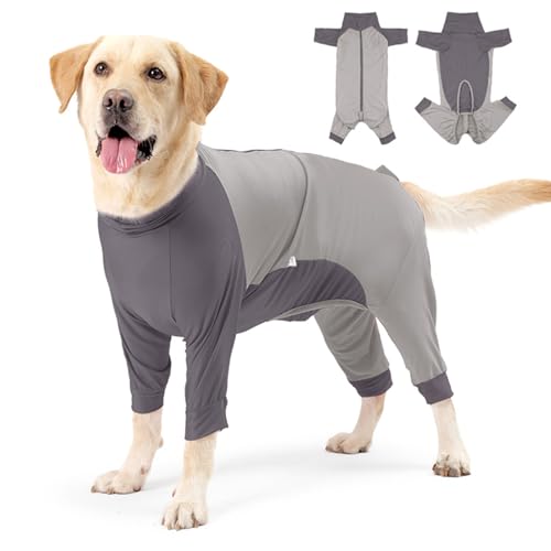 Lelepet Hunde-Genesungsanzug für Hunde, chirurgischer Genesungsanzug, für Damen und Herren, Chirurgieanzug nach kastriertem und kastriertem Hundekegel, Alternative zum Lecken, atmungsaktiver von LeLePet
