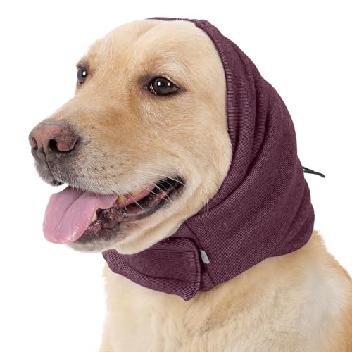Lelepet Hunde Gehörschutz, Ohrenschutz für Hunde, Hund Ohrenschützer zur Geräuschreduzierung, Hund Ohrenpflege, Hundehals und Ohrenwärmer für Hunde, Beruhigender Kapuzenpullover für Hunde, Rot M Lelepet Hunde Gehörschutz, Ohrenschutz für Hunde, Hund Ohrenschützer zur Geräuschreduzierung, Hund Ohrenpflege, Hundehals und Ohrenwärmer für Hunde, Beruhigender Kapuzenpullover für Hunde, Rot M von LeLePet