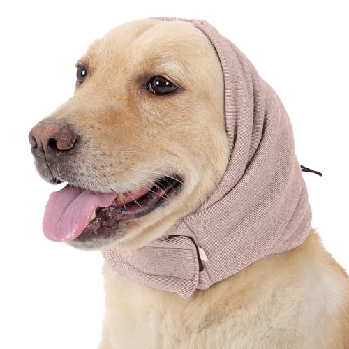 Lelepet Hunde Gehörschutz, Ohrenschutz für Hunde, Hund Ohrenschützer zur Geräuschreduzierung, Hund Ohrenpflege, Hundehals und Ohrenwärmer für Hunde, Beruhigender Kapuzenpullover für Hunde, Khaki L Lelepet Hunde Gehörschutz, Ohrenschutz für Hunde, Hund Ohrenschützer zur Geräuschreduzierung, Hund Ohrenpflege, Hundehals und Ohrenwärmer für Hunde, Beruhigender Kapuzenpullover für Hunde, Khaki L von LeLePet