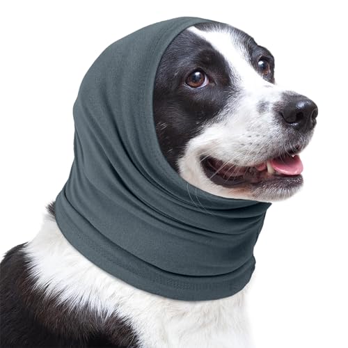 Lelepet Ohrenschutz für Hunde, Hunde Gehörschutz, Beruhigender Kapuzenpullover für Hunde, Hund Ohrenschützer zur Geräuschreduzierung, Hundehals und Ohrenwärmer für Hunde, Hund Ohrenpflege Lärmschutz Lelepet Ohrenschutz für Hunde, Hunde Gehörschutz, Beruhigender Kapuzenpullover für Hunde, Hund Ohrenschützer zur Geräuschreduzierung, Hundehals und Ohrenwärmer für Hunde, Hund Ohrenpflege Lärmschutz von LeLePet