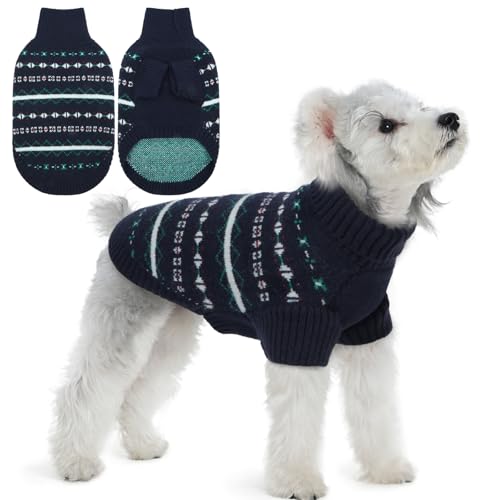 Lelepet Hundepullover für mittelgroße Hunde, weicher Weihnachtspullover für Herbst und Winter, für den täglichen Gebrauch, atmungsaktiv, Rollkragen-Strick, Haustierkleidung für Jungen und Mädchen Lelepet Hundepullover für mittelgroße Hunde, weicher Weihnachtspullover für Herbst und Winter, für den täglichen Gebrauch, atmungsaktiv, Rollkragen-Strick, Haustierkleidung für Jungen und Mädchen von LeLePet