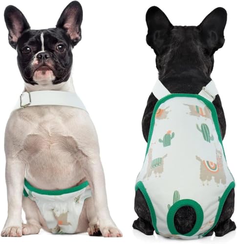 Lelepet Hundewindeln für Hündinnen, Waschbar Windeln für Hunde mit Verstellbarem Strumpfhalter, Wiederverwendbare Hunde Periodenhose, Hündinnen Läufigkeitshose Welpenwindeln, Grün L Lelepet Hundewindeln für Hündinnen, Waschbar Windeln für Hunde mit Verstellbarem Strumpfhalter, Wiederverwendbare Hunde Periodenhose, Hündinnen Läufigkeitshose Welpenwindeln, Grün L von LeLePet