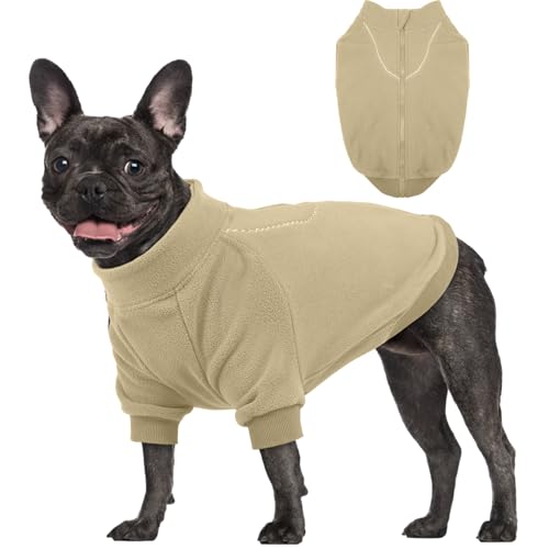 Lelepet Warmer Hunde-Kapuzenpullover für den Winter, Fleece-Haustier-Sweatshirt, Welpenkleidung, Hundeoutfit für mittelgroße Hunde, Haustierpullover, Kaltwettermantel, Hellkaffee, Größe M Lelepet Warmer Hunde-Kapuzenpullover für den Winter, Fleece-Haustier-Sweatshirt, Welpenkleidung, Hundeoutfit für mittelgroße Hunde, Haustierpullover, Kaltwettermantel, Hellkaffee, Größe M von LeLePet