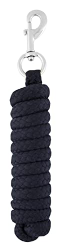 LeMieux Hundeleine aus Baumwolle, für Pferde, robust, mit Karabinerhaken und Beschlägen, Einheitsgröße, Marineblau LeMieux Hundeleine aus Baumwolle, für Pferde, robust, mit Karabinerhaken und Beschlägen, Einheitsgröße, Marineblau von LeMieux
