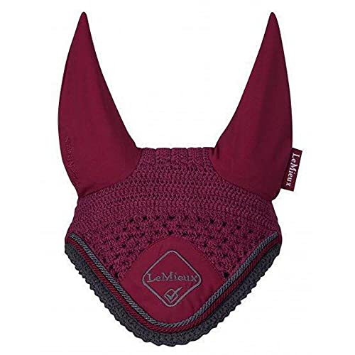 LeMieux Klassische Lycra Fliegenhaube Medium Mulberry von LeMieux