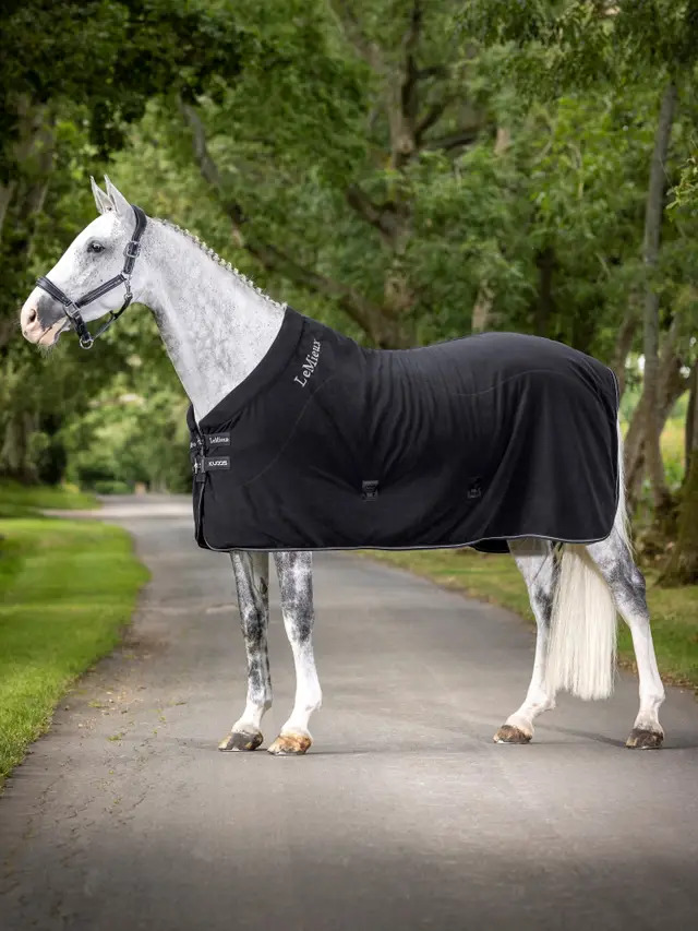 LeMieux Kudos Fleece Cooler Rug Black, 145 cm LeMieux Kudos Fleece Cooler Rug Black, 145 cm von LeMieux
