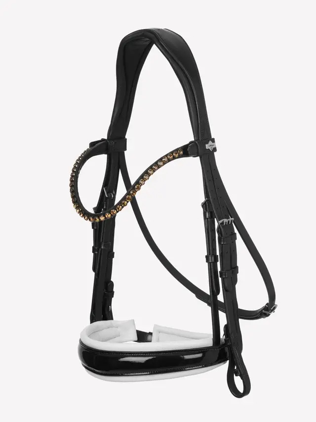 LeMieux Kudos Kandare Black/White, Pony von LeMieux
