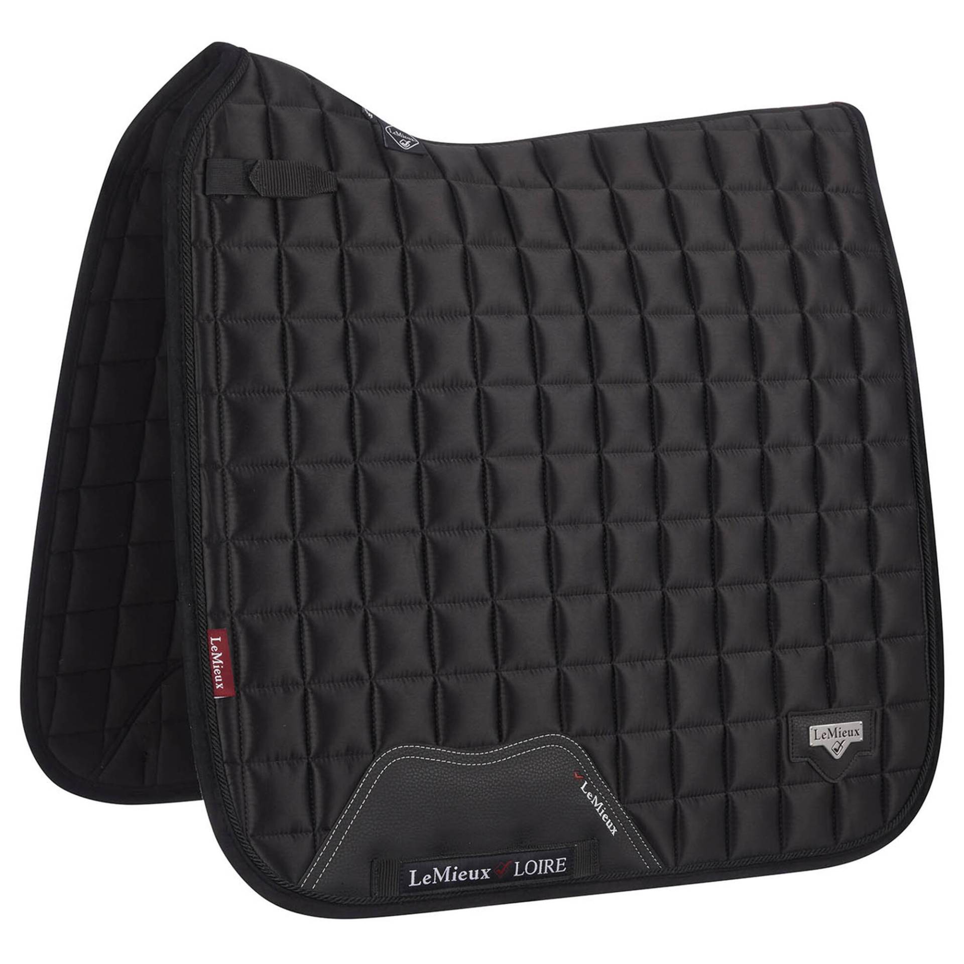 LeMieux Loire Classic Satin Dressurschabracke Black, Wb LeMieux Loire Classic Satin Dressurschabracke Black, Wb von LeMieux
