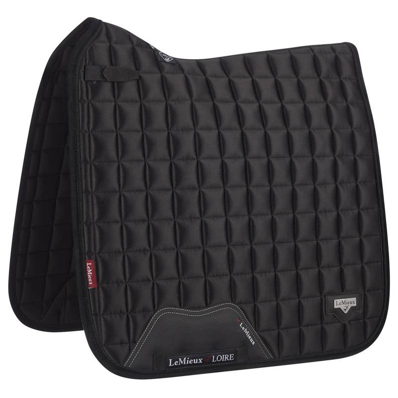 LeMieux Loire Classic Satin Dressurschabracke Black, Wb LeMieux Loire Classic Satin Dressurschabracke Black, Wb von LeMieux