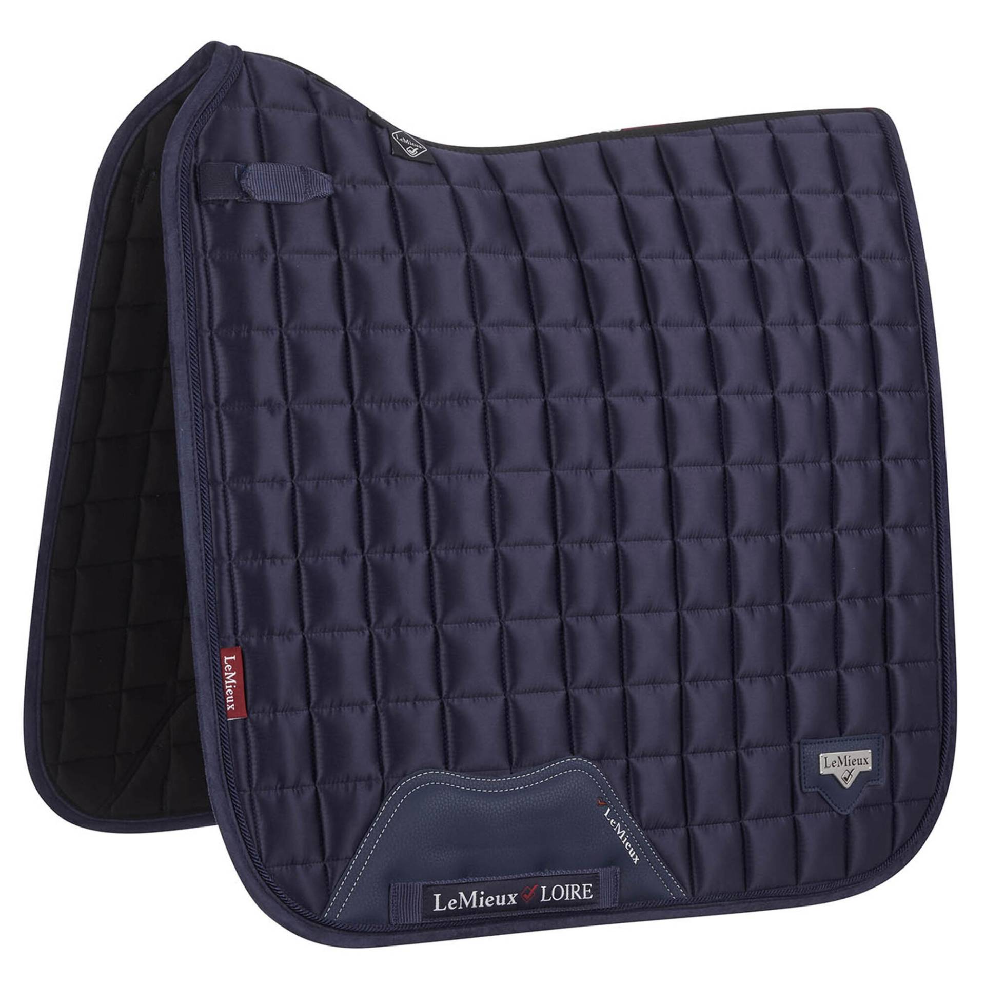 LeMieux Loire Classic Satin Dressurschabracke Navy, Wb LeMieux Loire Classic Satin Dressurschabracke Navy, Wb von LeMieux