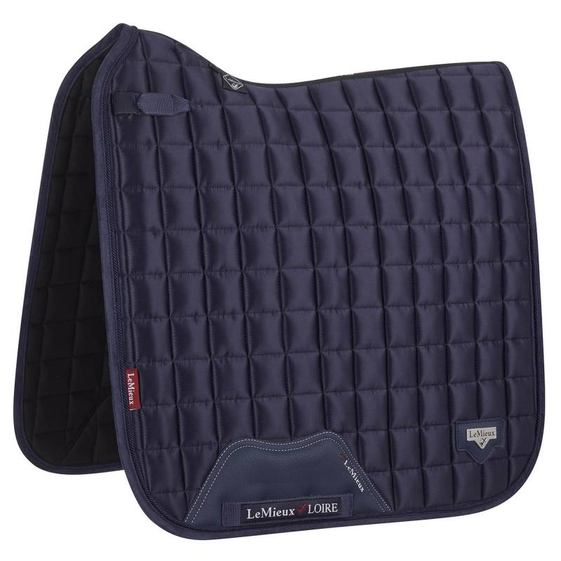 LeMieux Loire Classic Satin Dressurschabracke Navy, Wb LeMieux Loire Classic Satin Dressurschabracke Navy, Wb von LeMieux