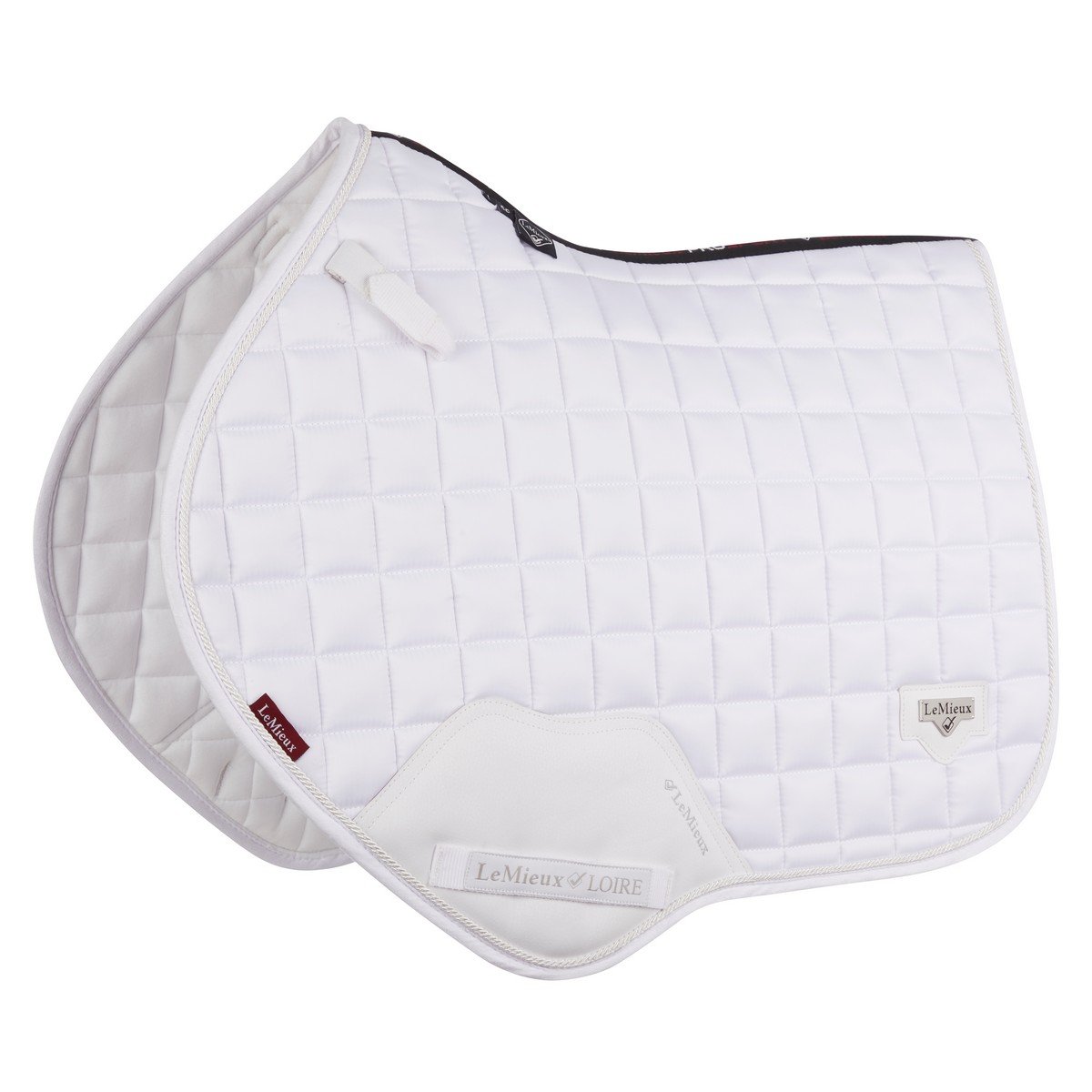 LeMieux Loire Classic Satin Springschabracke White, Wb von LeMieux