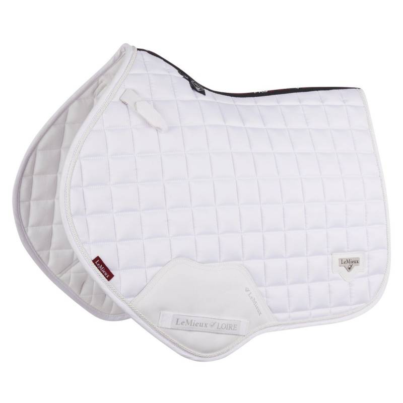 LeMieux Loire Classic Satin Springschabracke White, Wb von LeMieux