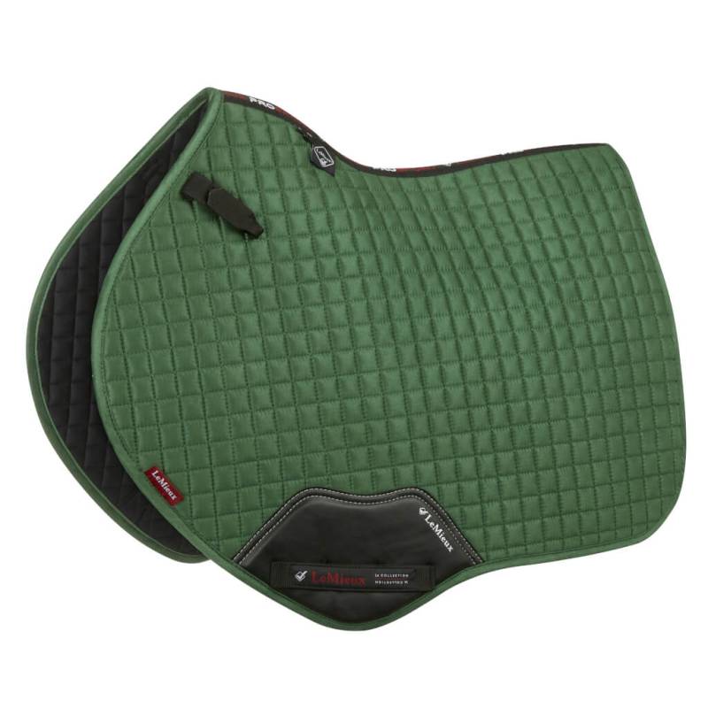LeMieux Luxury Suede Springschabracke Hunter Green, Wb von LeMieux