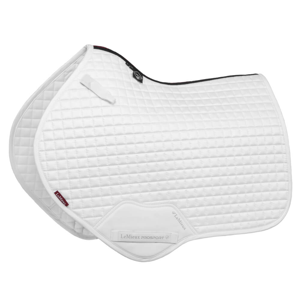 LeMieux Luxury Suede Springschabracke White, Wb LeMieux Luxury Suede Springschabracke White, Wb von LeMieux