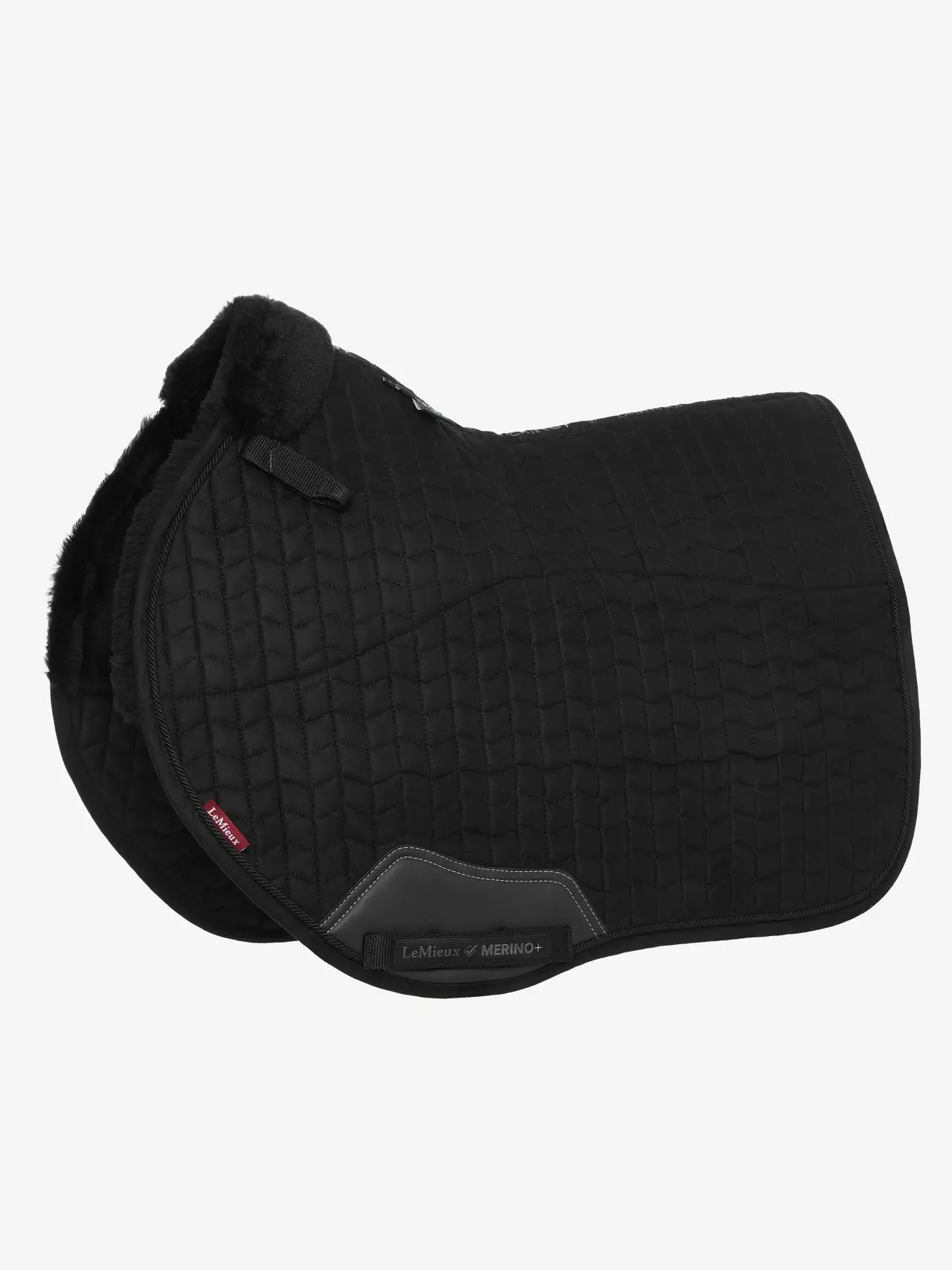LeMieux Merino+ Halbunterlegte Eurojump Schabracke Black/Black, L LeMieux Merino+ Halbunterlegte Eurojump Schabracke Black/Black, L von LeMieux