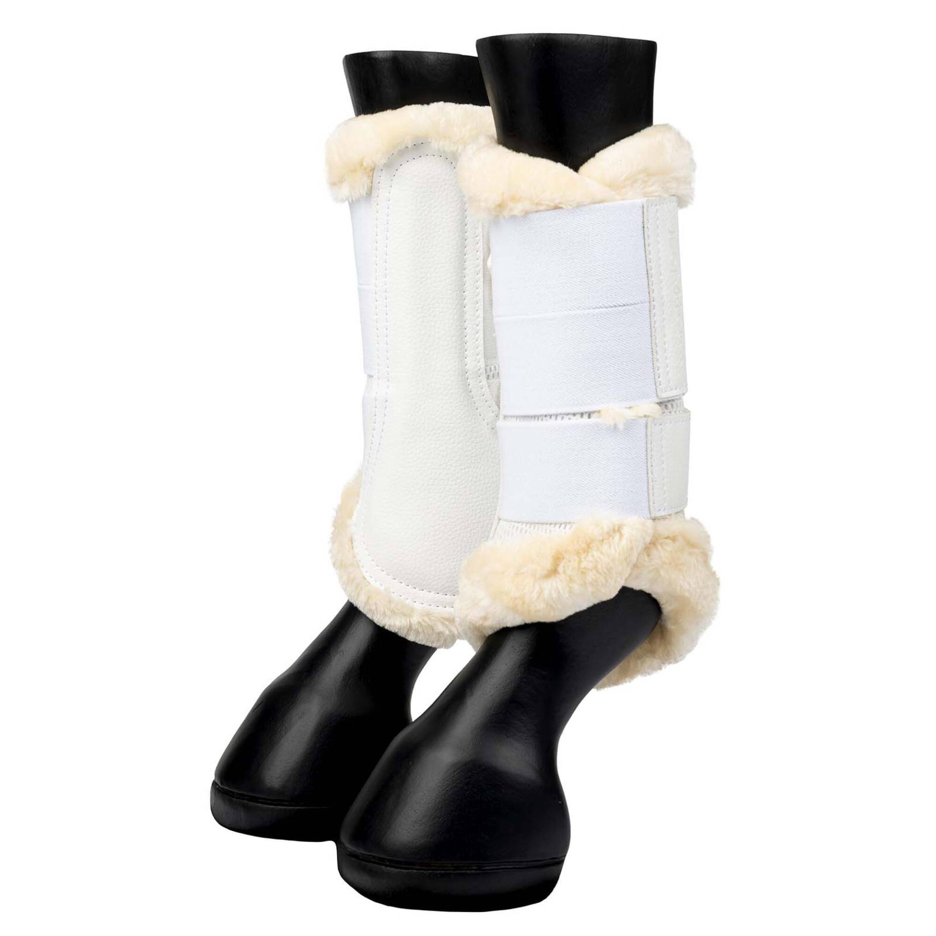 LeMieux Mesh Gamaschen mit Fleecerand White/Natural, L LeMieux Mesh Gamaschen mit Fleecerand White/Natural, L von LeMieux