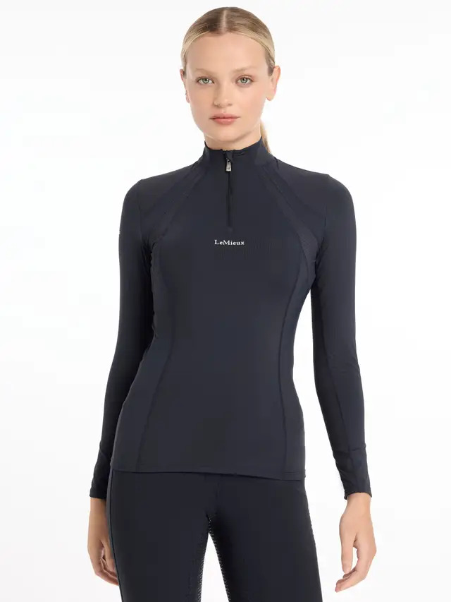 LeMieux Mia Mesh Langärmeliger Base Layer Black, Gr. 40 von LeMieux
