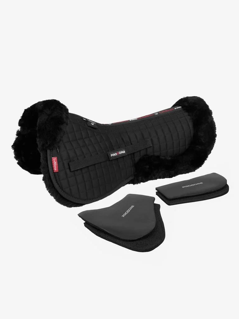 LeMieux ProSorb Lammfell Halfpad Black/black, L LeMieux ProSorb Lammfell Halfpad Black/black, L von LeMieux