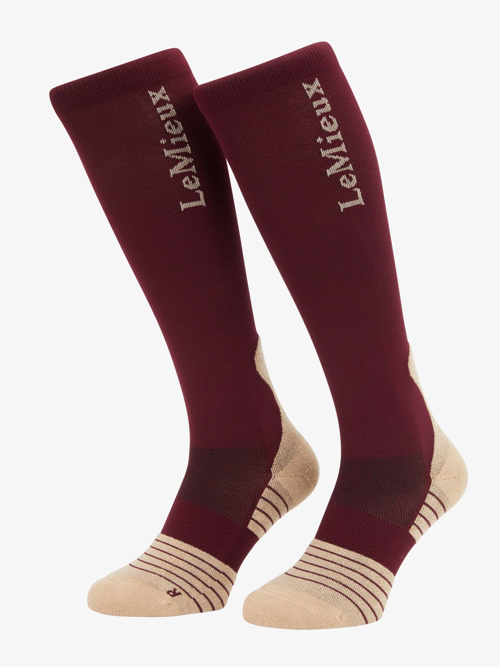 LeMieux Reitsocken Performance Burgundy, Gr. L LeMieux Reitsocken Performance Burgundy, Gr. L von LeMieux