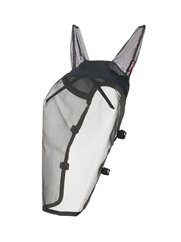LeMieux Ride On Fliegenmaske, Schwarz, Größe L von LeMieux