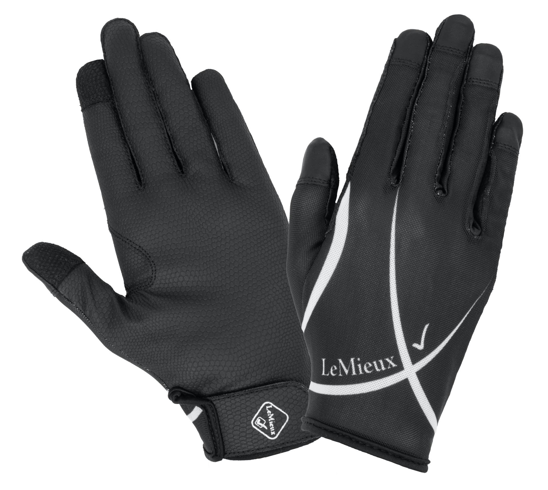LeMieux Soleil Mesh Reithandschuhe Black, L LeMieux Soleil Mesh Reithandschuhe Black, L von LeMieux