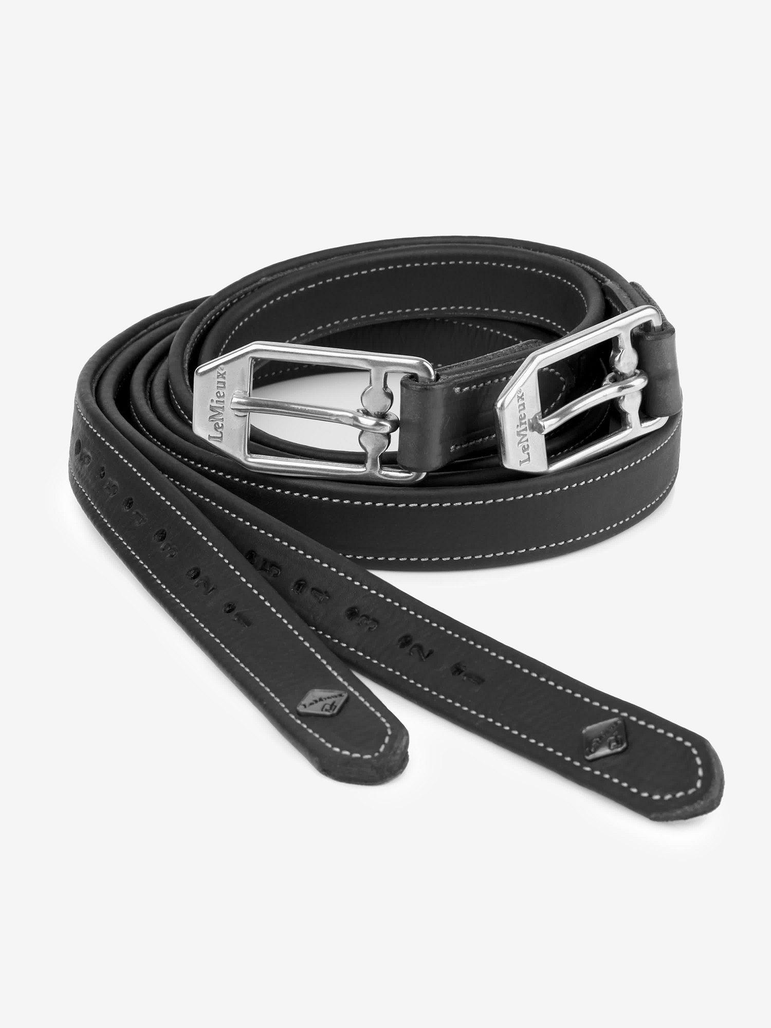LeMieux Vector Leder Steigbügelriemen Black, 160cm LeMieux Vector Leder Steigbügelriemen Black, 160cm von LeMieux