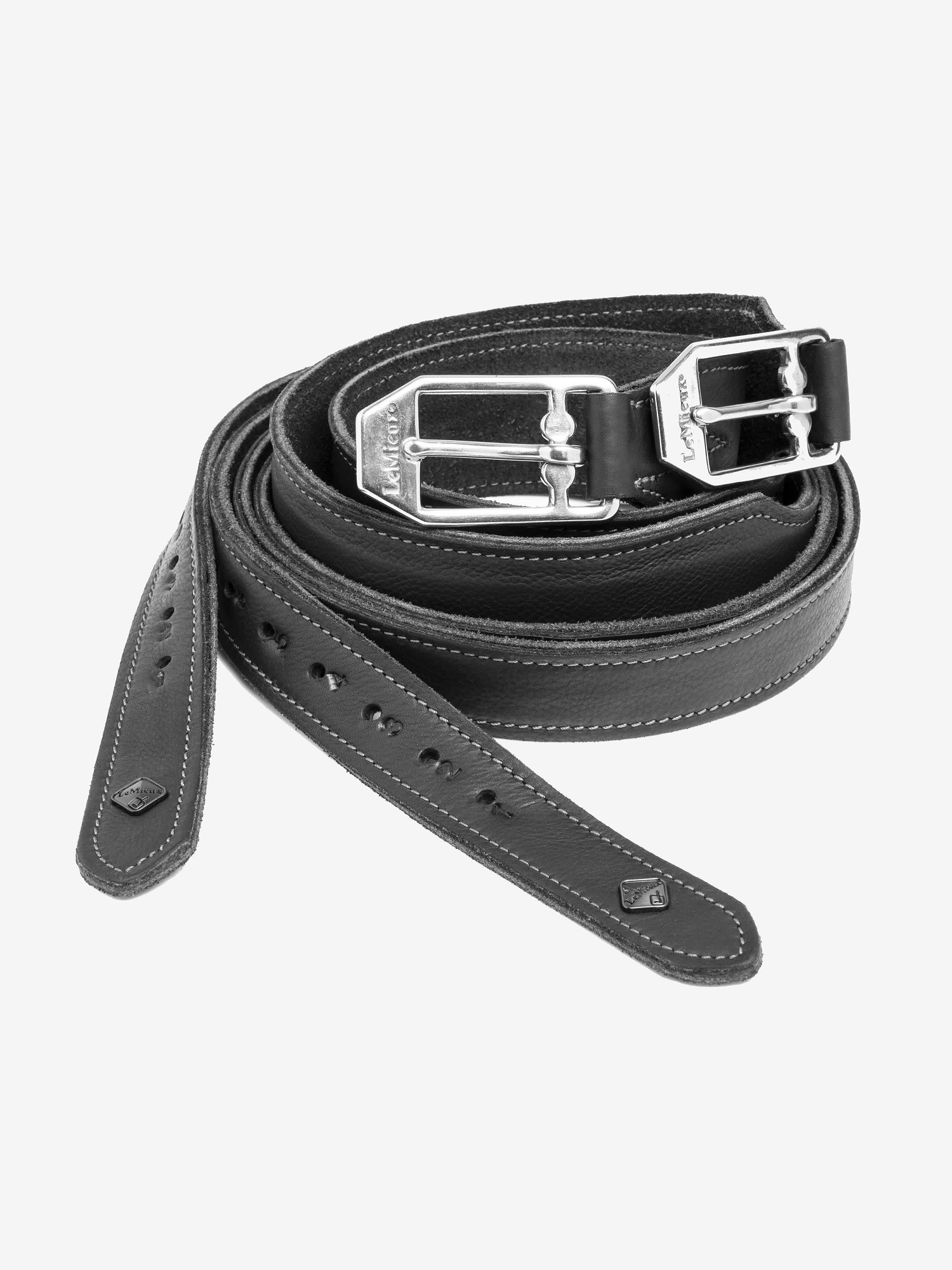 LeMieux Vector Pro Leder Steigbügelriemen Black, 145cm LeMieux Vector Pro Leder Steigbügelriemen Black, 145cm von LeMieux