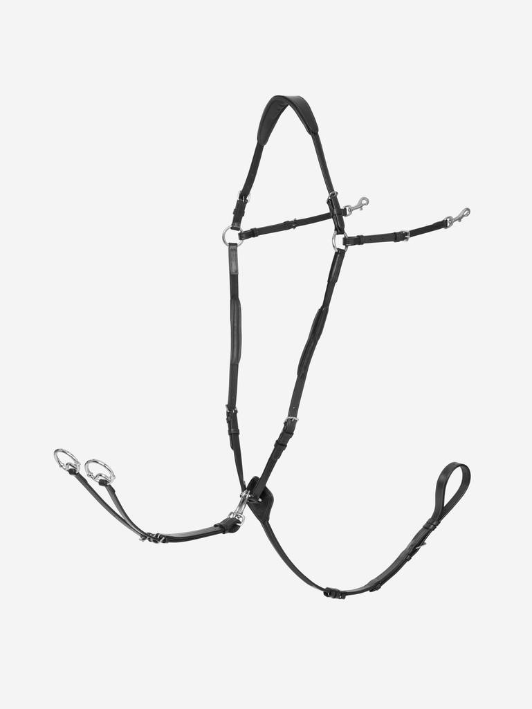LeMieux Vorderzeug (D-Ring)  Black/Silver, Full von LeMieux