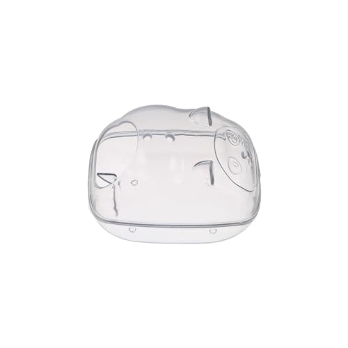 Leadigol Hamster-Badezimmer, Hamster-Badewannenbox, Kleintier-Sandbad-Kaste, Badewanne, transparente Hamster-WC, Sandbadbehälter für kleine Haustiere Leadigol Hamster-Badezimmer, Hamster-Badewannenbox, Kleintier-Sandbad-Kaste, Badewanne, transparente Hamster-WC, Sandbadbehälter für kleine Haustiere von Leadigol