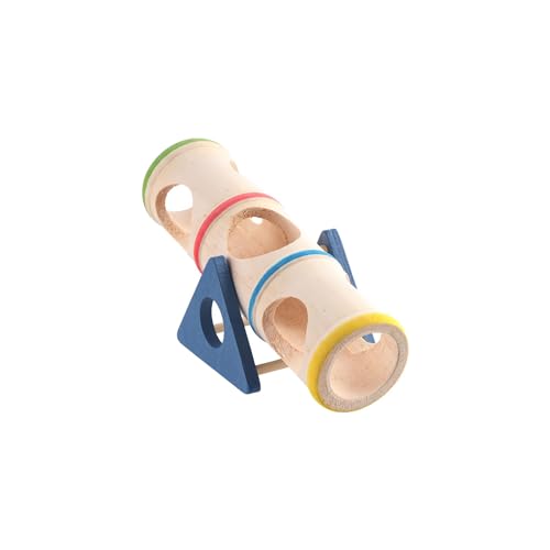 Leadigol Kleintierspielzeug, Holztunnel-Rohr für Hamster, Ratten, Hamster, Holztunnel, Spielzeug, Kleintierkäfig, Übungsröhre, Kauspielzeug, für Eichhörnchen, Mäuse, Meerschweinchen Leadigol Kleintierspielzeug, Holztunnel-Rohr für Hamster, Ratten, Hamster, Holztunnel, Spielzeug, Kleintierkäfig, Übungsröhre, Kauspielzeug, für Eichhörnchen, Mäuse, Meerschweinchen von Leadigol