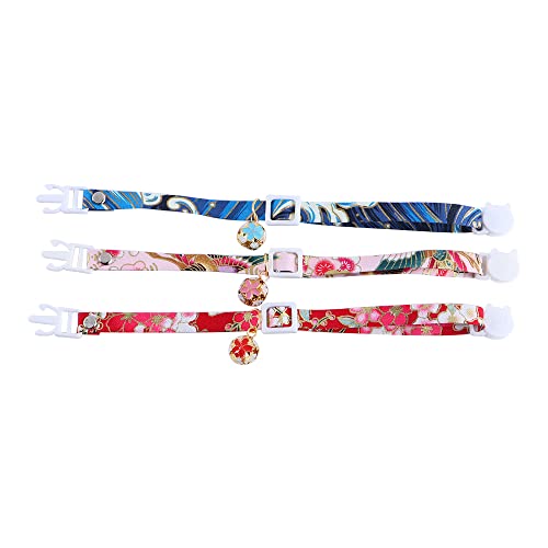 Leadigol Katzenhalsband für Mädchen, Katzen, Kätzchen, Zubehör, Katzen-Halskette, Schnellverschluss-Schnalle, rosa Halsband für Haustiere, Kätzchen, niedliche Katzen, Charm-Halsband mit Glöckchen, 3 Leadigol Katzenhalsband für Mädchen, Katzen, Kätzchen, Zubehör, Katzen-Halskette, Schnellverschluss-Schnalle, rosa Halsband für Haustiere, Kätzchen, niedliche Katzen, Charm-Halsband mit Glöckchen, 3 von Leadigol