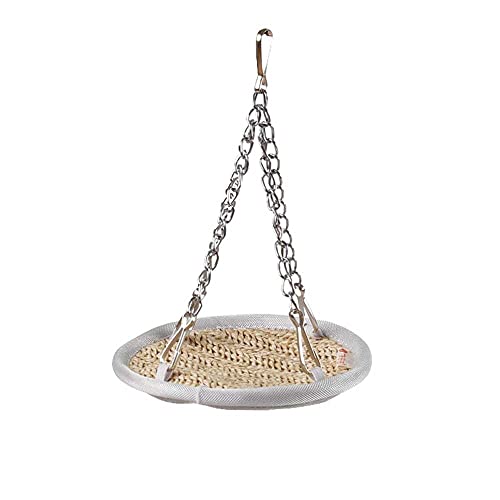 Leadigol Kleine Haustier-Hängematte Hamsterkäfig Haus Hamster Hängematte Haustier Schaukel Bett Rund Gewebtes Stroh Nest Bett Lovebird Hamster Chinchilla Käfig Sitzstange Leadigol Kleine Haustier-Hängematte Hamsterkäfig Haus Hamster Hängematte Haustier Schaukel Bett Rund Gewebtes Stroh Nest Bett Lovebird Hamster Chinchilla Käfig Sitzstange von Leadigol