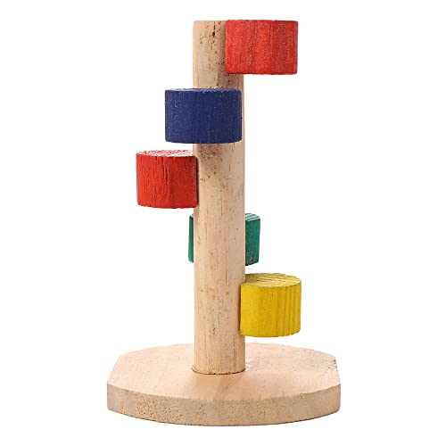Leadigol Vogel-Sitzstange aus Holz, zum Aufhängen, rund, drehbar, für Haustiere, Papageien, Vogelkäfig, Blockständer, Rennmäuse, Meerschweinchen, Leiter, Treppen, Zähne, Schleifen, Chinchilla-Tiere, Leadigol Vogel-Sitzstange aus Holz, zum Aufhängen, rund, drehbar, für Haustiere, Papageien, Vogelkäfig, Blockständer, Rennmäuse, Meerschweinchen, Leiter, Treppen, Zähne, Schleifen, Chinchilla-Tiere, von Leadigol