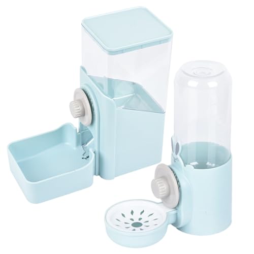 Durable Pet Feeder Pet Feeder Pet Feeder für mehrere Tage 1 Set Pet Feeder Automatischer Hunde Wasserspender Große Kapazität Hängende Katzen Futter Feeder Pet Supplies Himmelblau von Leadrop