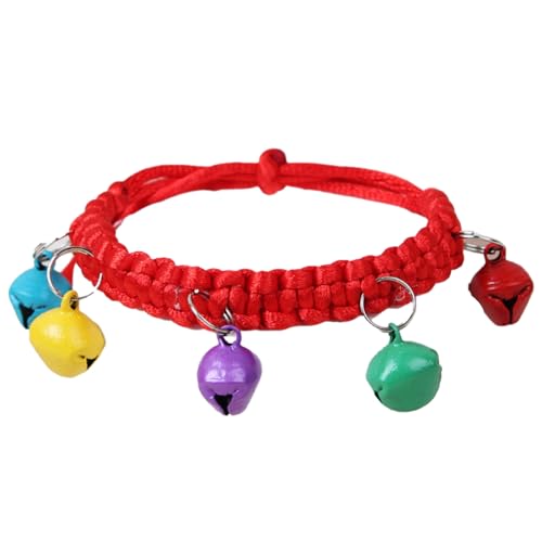 Geflochtenes Halsband für Haustiere, bunt, kompatibel mit Home Red von Leadrop