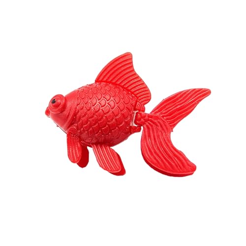 Leadrop Künstliche Fische, schwimmend, zartes leuchtendes Rot von Leadrop