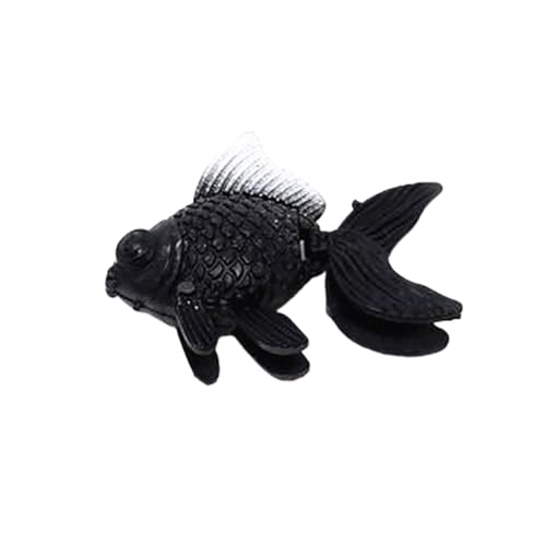 Leadrop Kunstfisch, schwimmend, zart, lebendig, schwarz von Leadrop