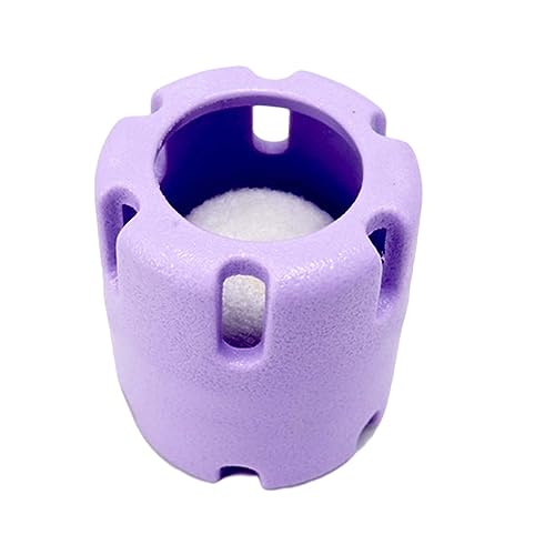 Leadrop Pet Educational Toys Dogs Netball Cup Interactive Dogs Tennis Tumble Puzzle Toy Chewable Teeth Cleaning Training Ball for Pet Education Fun Purple von Leadrop