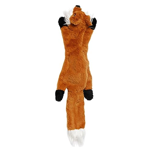 Leadrop Pet Toy for Dogs Interactive Dog Toy Interactive Plush Dog Toy for Teeth Cleaning Exercise Sound-generating Durable Chew Toy for Dogs Fox von Leadrop