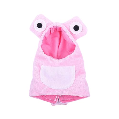 Papagei Kleidung Kreative Frosch geformt Vogel Kostüm Winter Warm Kapuze Haustier Zubehör für Geflügel Haustier Vogel Kleidung von Leadrop