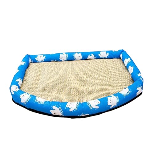 Pet Cooling Bed Breathable Self Mat Super Ventilation Elastic Heat Dissipation Physical Neck Support Zaun Summer Ice Sleeping Pad Bear XS von Leadrop