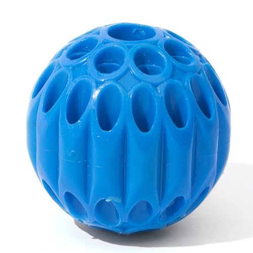 Pet Toy for Dogs Food-grade Dog Leakage Ball Interactive Promotes Healthy Eating Habits Bite Resistant Multifunktional Small Royal Blue von Leadrop