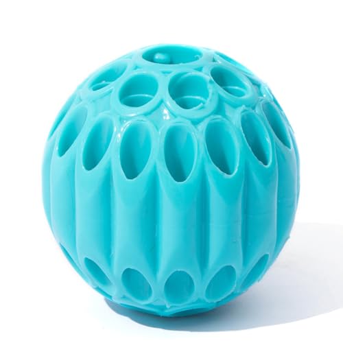 Pet Toy for Dogs Food-grade Dog Leakage Ball Interactive Promotes Healthy Eating Habits Bite Resistant Multifunktional Small Sky Blue von Leadrop