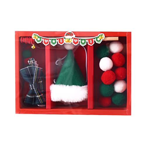 Leadthin 1 Set Plüschhut für Haustiere, exquisites Muster, Schnellverschluss, lebendige Farbe, bezauberndes Aussehen, lichtecht, lindert Langeweile, superweiches Haustier von Leadthin