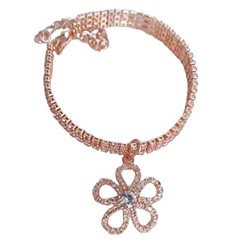 Leadthin Haustier-Hundehalsband, Pflaumenblüten-Anhänger, Schmuckzubehör, Anti-Verblassen, Haustier-Hunde-Kätzchen, Strass-Halsband, Haustierzubehör Leadthin Haustier-Hundehalsband, Pflaumenblüten-Anhänger, Schmuckzubehör, Anti-Verblassen, Haustier-Hunde-Kätzchen, Strass-Halsband, Haustierzubehör von Leadthin