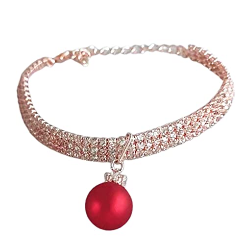 Leadthin Hundehalsband, atmungsaktiv, schnell glitzernd, glitzernd, mit Strasssteinen, für Hunde und Katzen Leadthin Hundehalsband, atmungsaktiv, schnell glitzernd, glitzernd, mit Strasssteinen, für Hunde und Katzen von Leadthin
