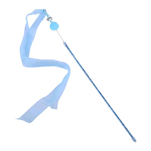 Leadthin Katzenspielzeug, exquisiter bequemer Griff, leicht, für Haustiere, Katzen, Kätzchen, Band zum Teaser, Spielzeug, Haustierbedarf, Katzen-Teaser-Stick von Leadthin