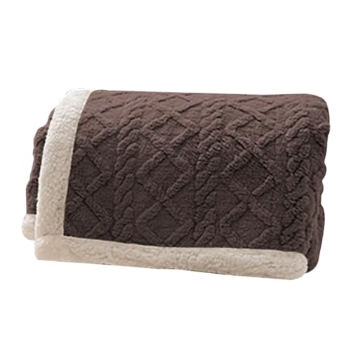 Leadthin Lichtbeständige Decke, weiche Decke, Bequeme Herbst-Winter-Decke, waschbar, lichtbeständige Schlafdecke für Zuhause, Zimmer, maschinenwaschbare Decke Dunkelgrau 150 cm von Leadthin