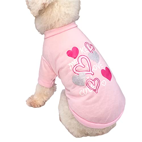 Leadthin T-Shirt für Hunde, mit Buchstabenmuster, superweich, Größe L von Leadthin